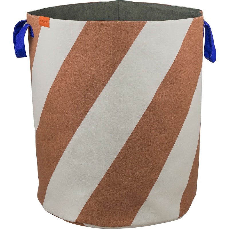 Diagonal Wäschekorb, Sand / Brick