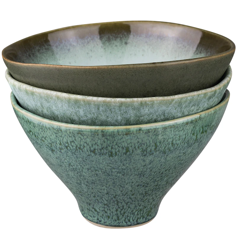 Elements Schüssel Ø15.5 cm 3-er Set, Grün