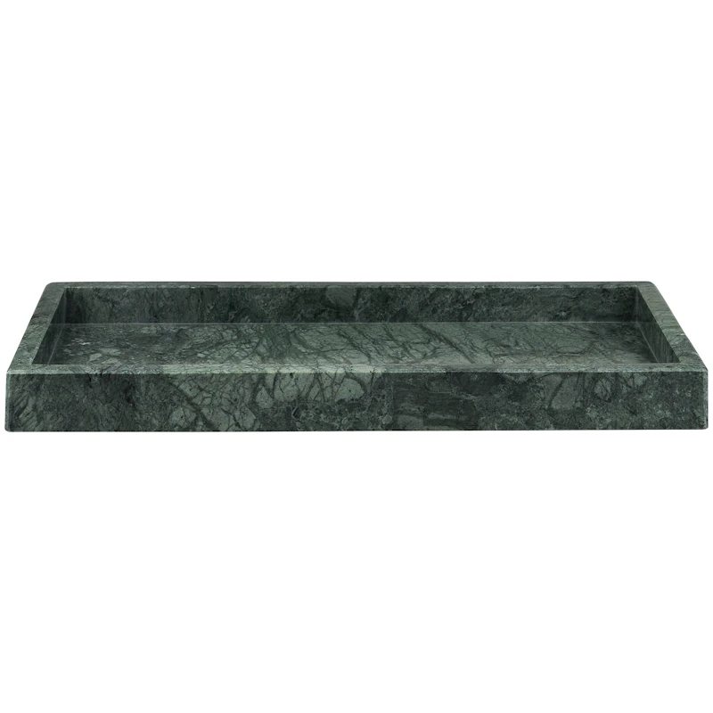 MARBLE Tablett 16x31 cm, Dark Forest
