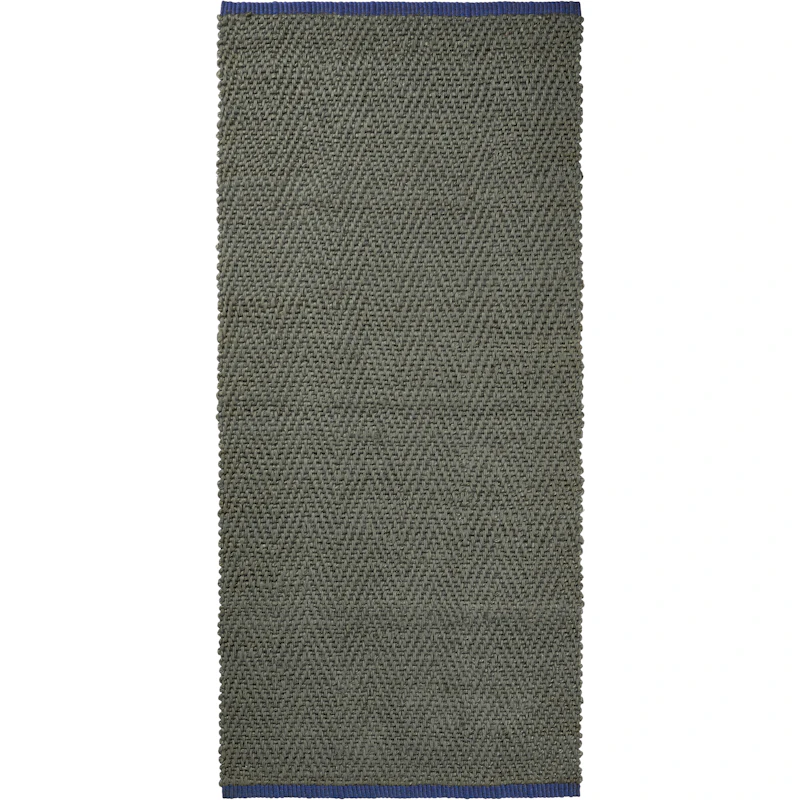 Notes Teppich 70x150 cm, Olivgrün