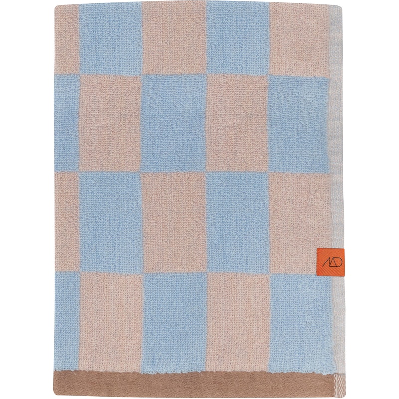 Retro Badetuch 70x133 cm, Hellblau