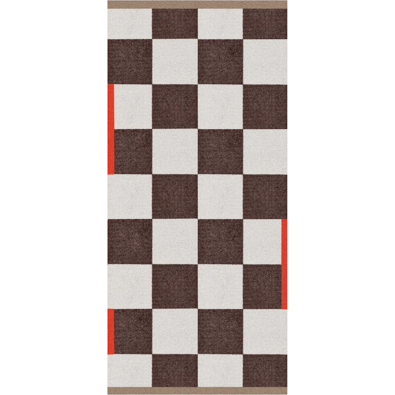 Square Kunststoffmatte 70x150 cm, Braun