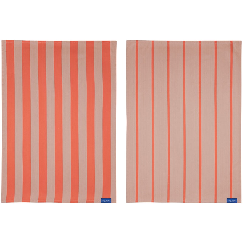 STRIPES Küchenhandtuch 2-er Set 50x70 cm, Latte