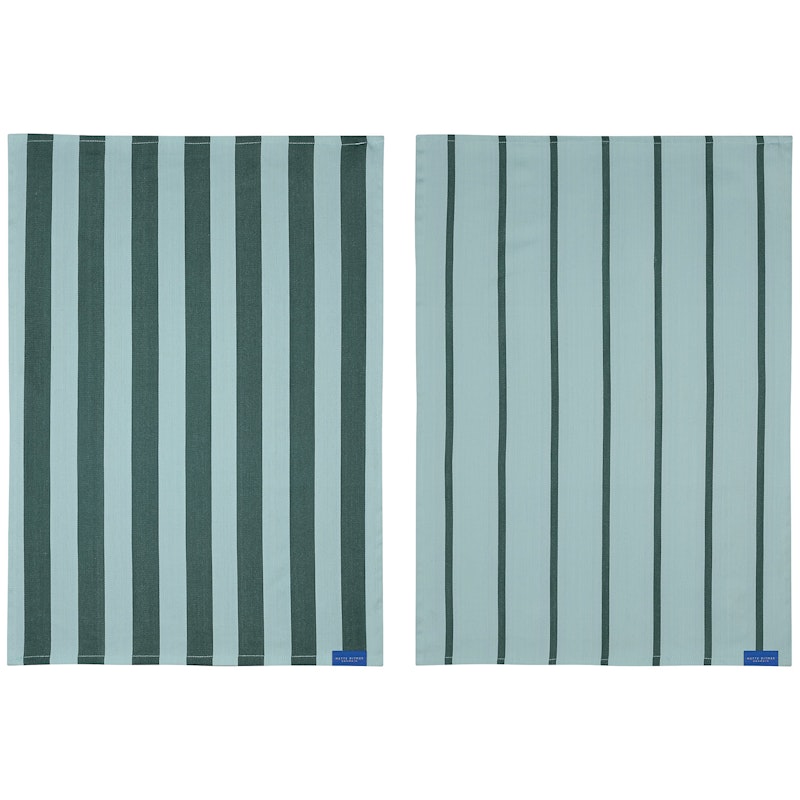 STRIPES Küchenhandtuch 2-er Set 50x70 cm, Mint