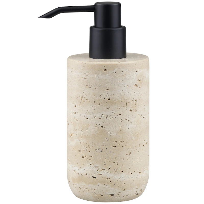 Travertine Seifenspender 17,5 cm