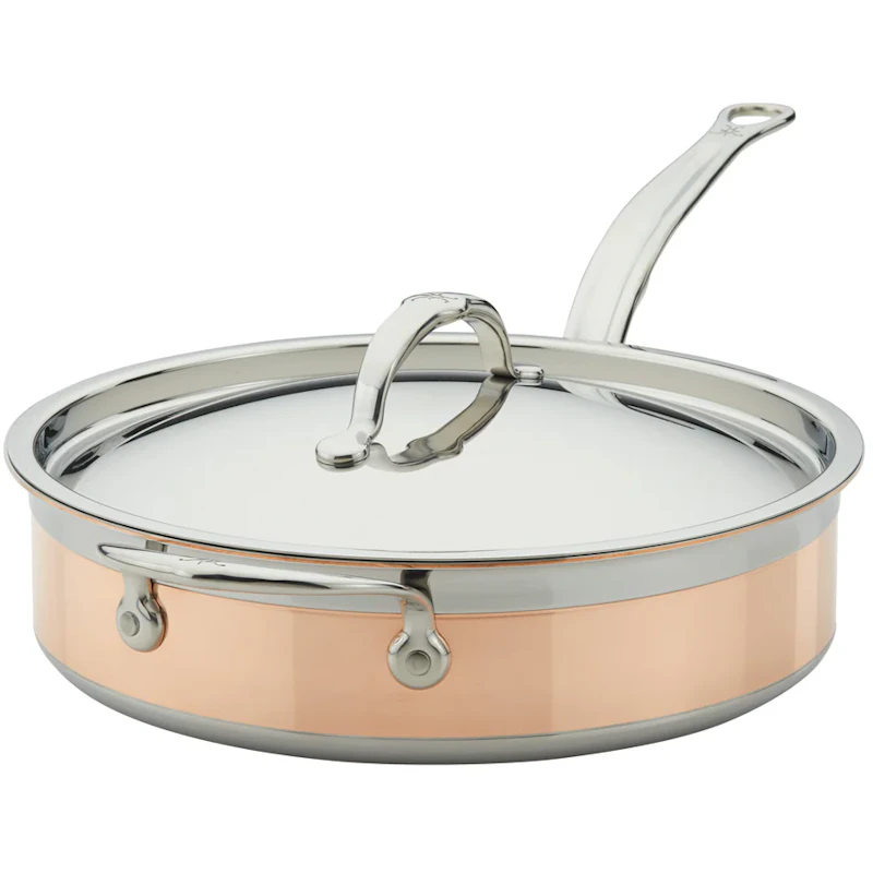 Hestan Copperbond Sauteuse Mit Griff 26 cm, Kupfer