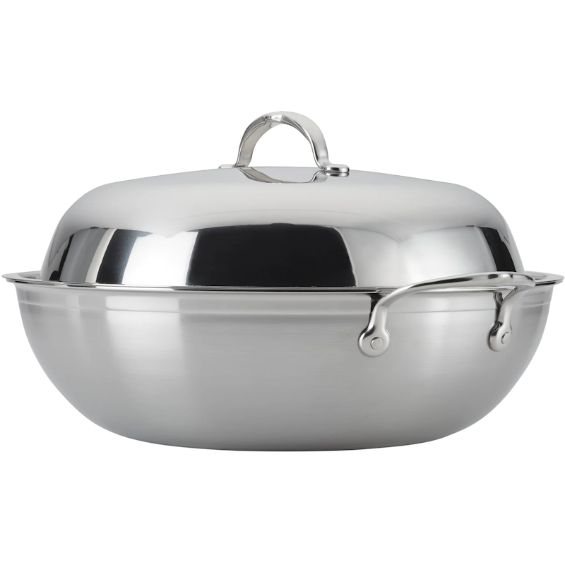 Hestan Probond Wok-Pfanne 36 cm, Edelstahl