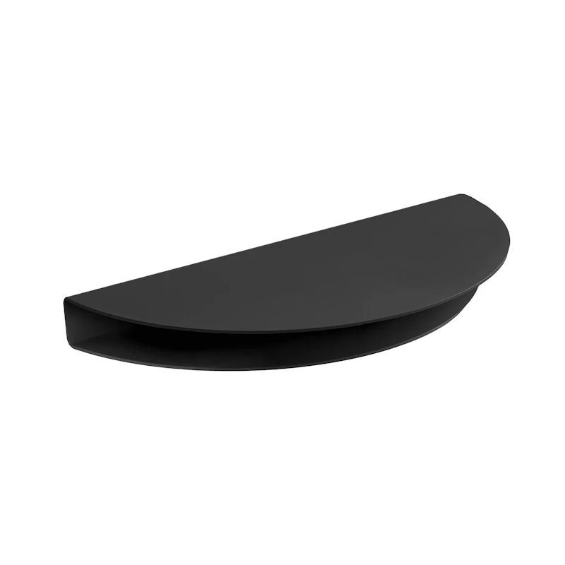 Half Moon Wandregal Klein, Schwarz