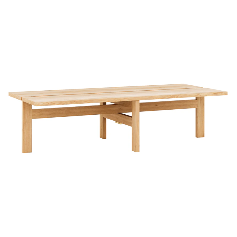 Rectangular Kaffeetisch 50x115 cm, Eiche