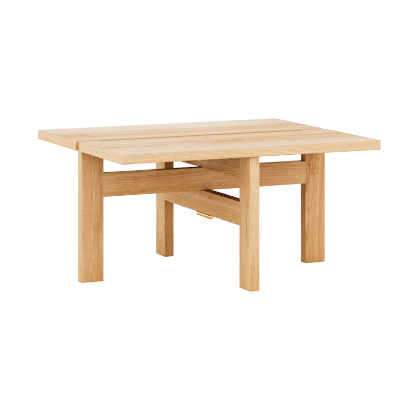 Rectangular Kaffeetisch 50x60 cm, Eiche