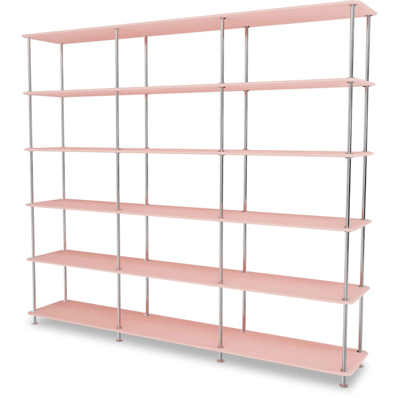 Free Shelf 555000, Ruby / Chrome
