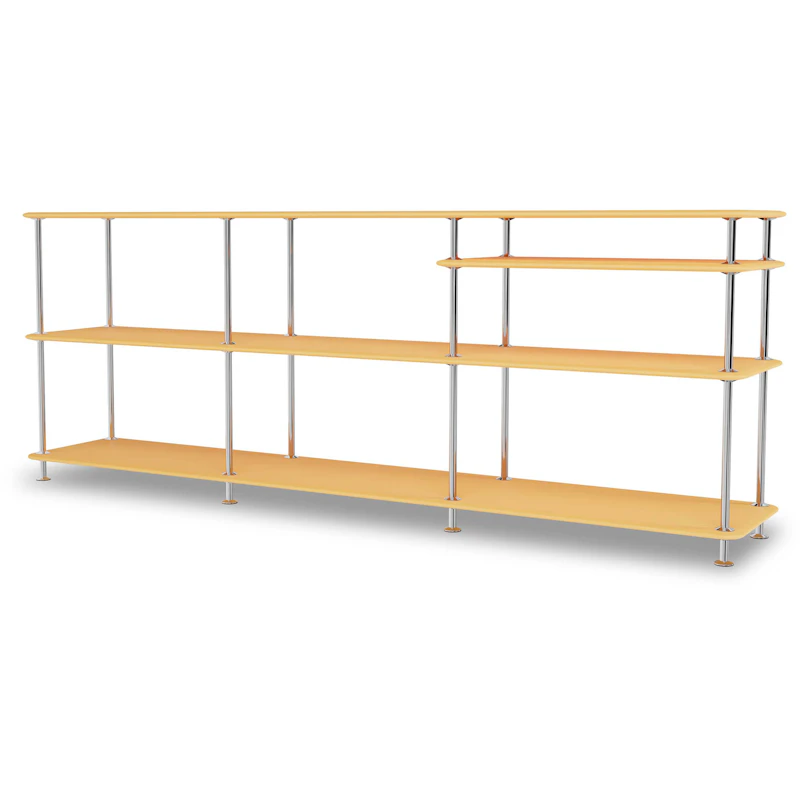 Free Shelf 222100, Acacia / Chrome