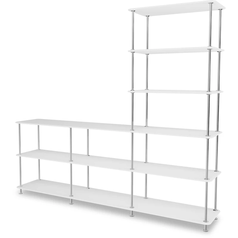 Free Shelf 522000, New White / Chrome