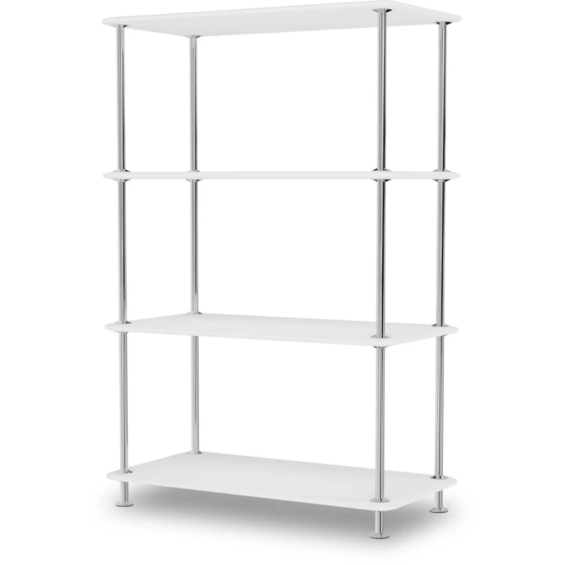 Free Shelf 300000, New White / Chrome