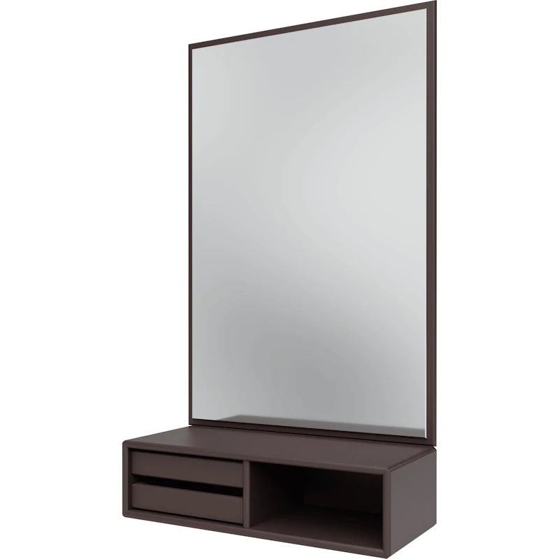 Glance Wandspiegel Mit Regal, Balsamic