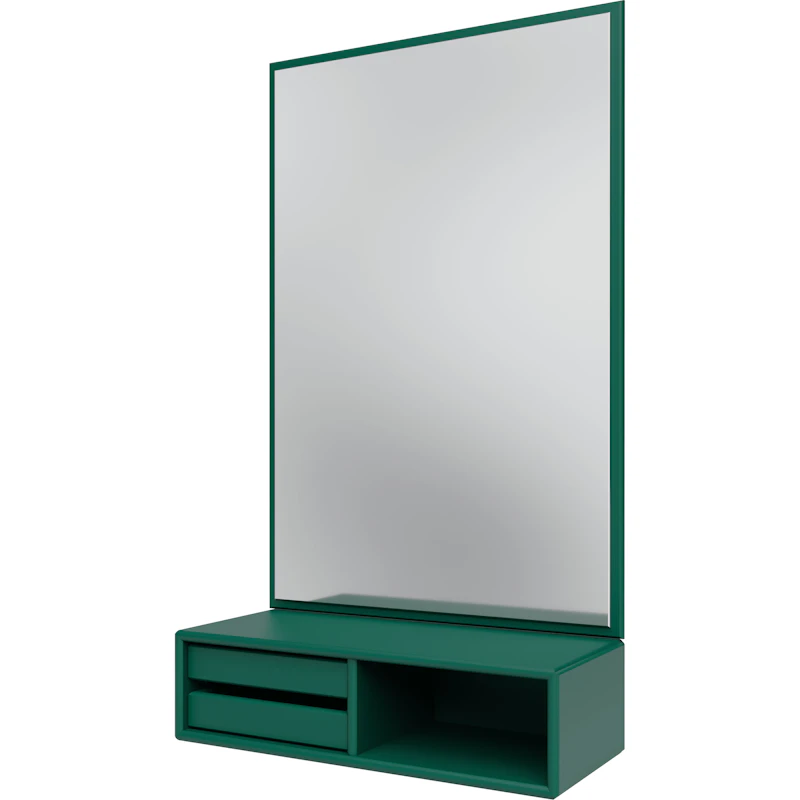 Glance Wandspiegel Mit Regal, Pine