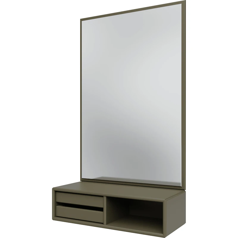 Glance Wandspiegel Mit Regal, Oregano