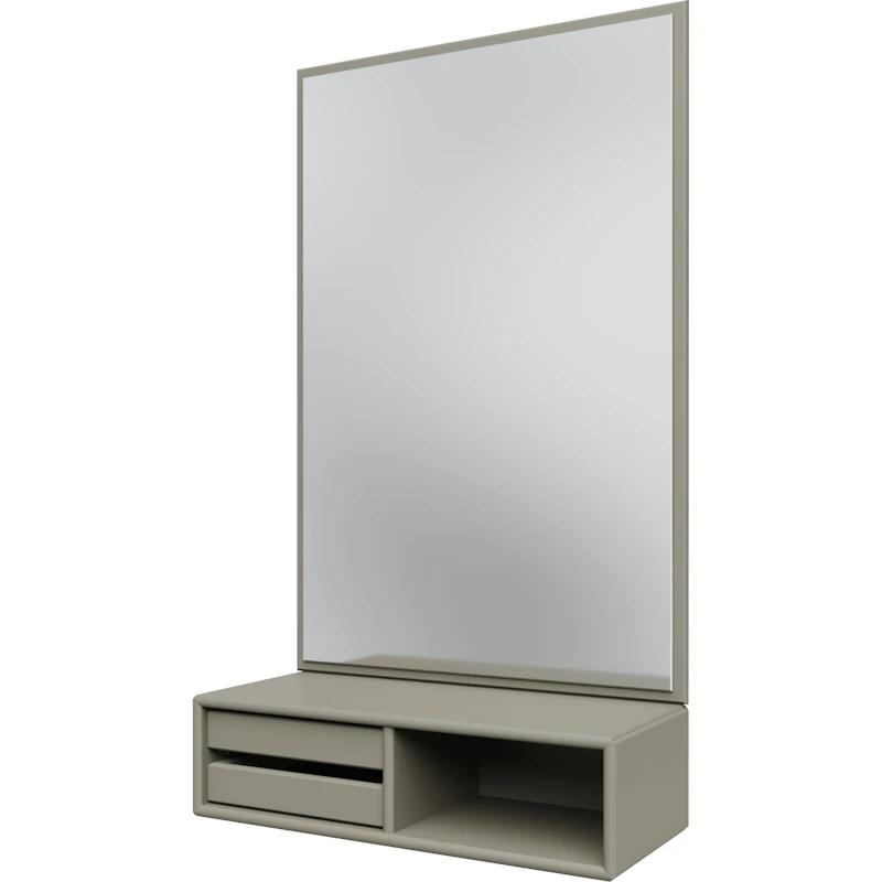 Glance Wandspiegel Mit Regal, Fennel
