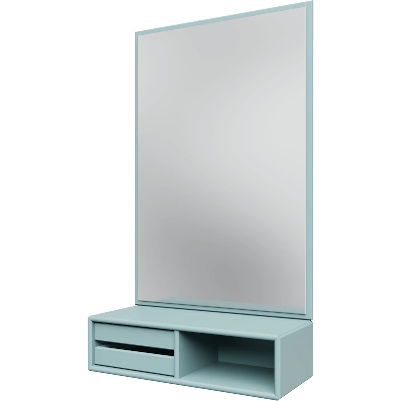 Glance Wandspiegel Mit Regal, Flint