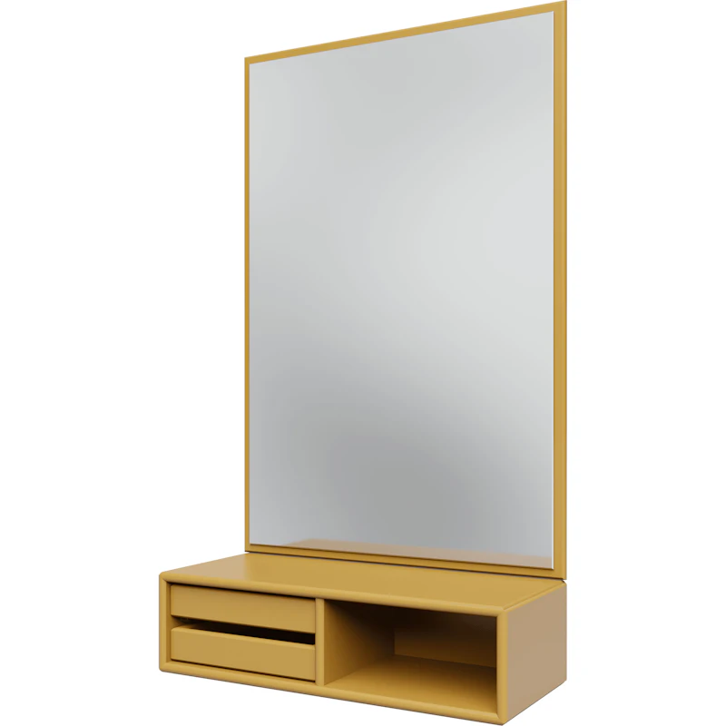 Glance Wandspiegel Mit Regal, Cumin
