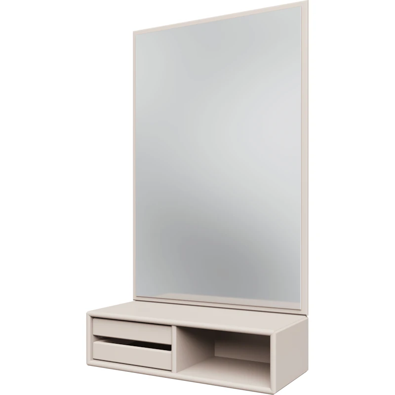 Glance Wandspiegel Mit Regal, Oat