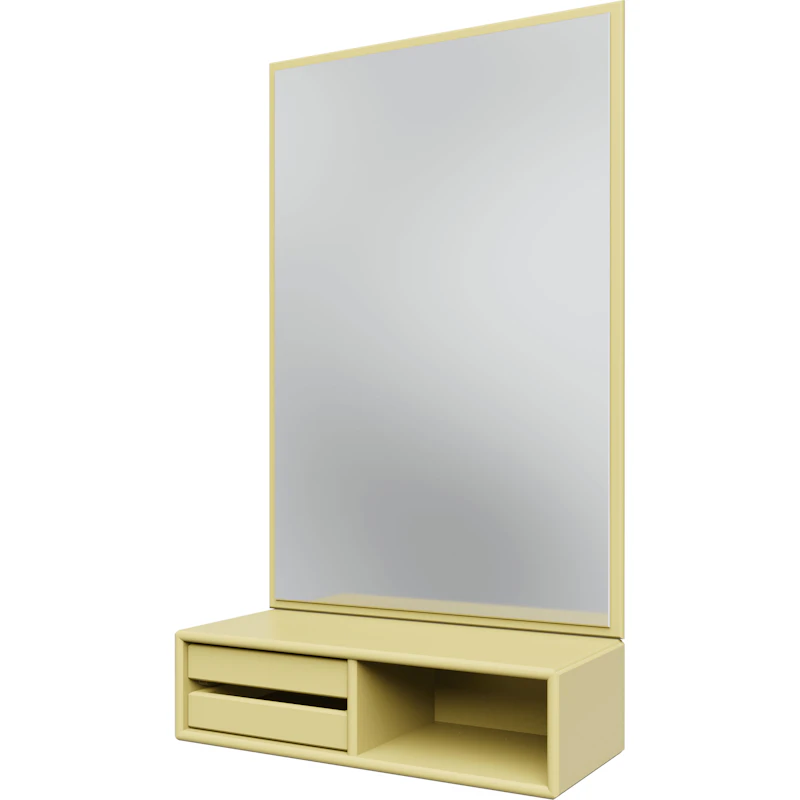 Glance Wandspiegel Mit Regal, Camomile