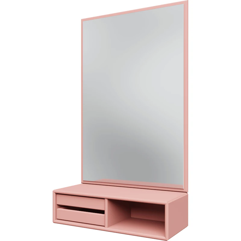 Glance Wandspiegel Mit Regal, Ruby