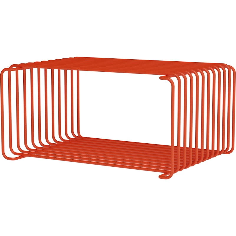 Panton Wire Half Height Regal 25,7 cm, Rosehip