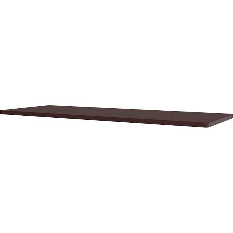 Panton Wire inlay Regalboden 25,7x68,2 cm, Black Red