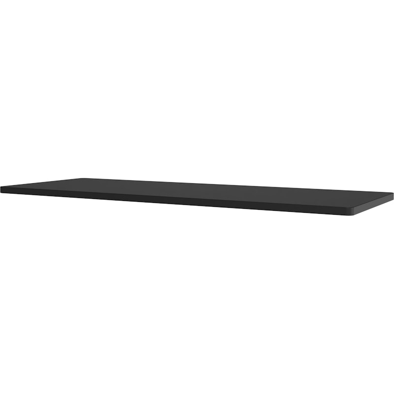 Panton Wire inlay Regalboden 25,7x68,2 cm, Schwarz