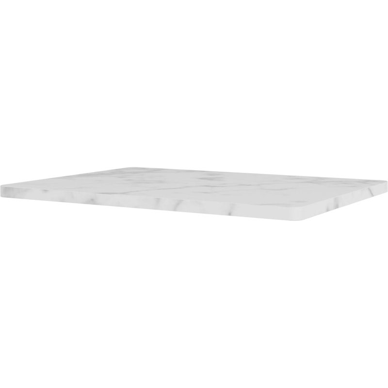Panton Wire Oberplatte 25,7x34,8 cm, Weiß Marmoriert