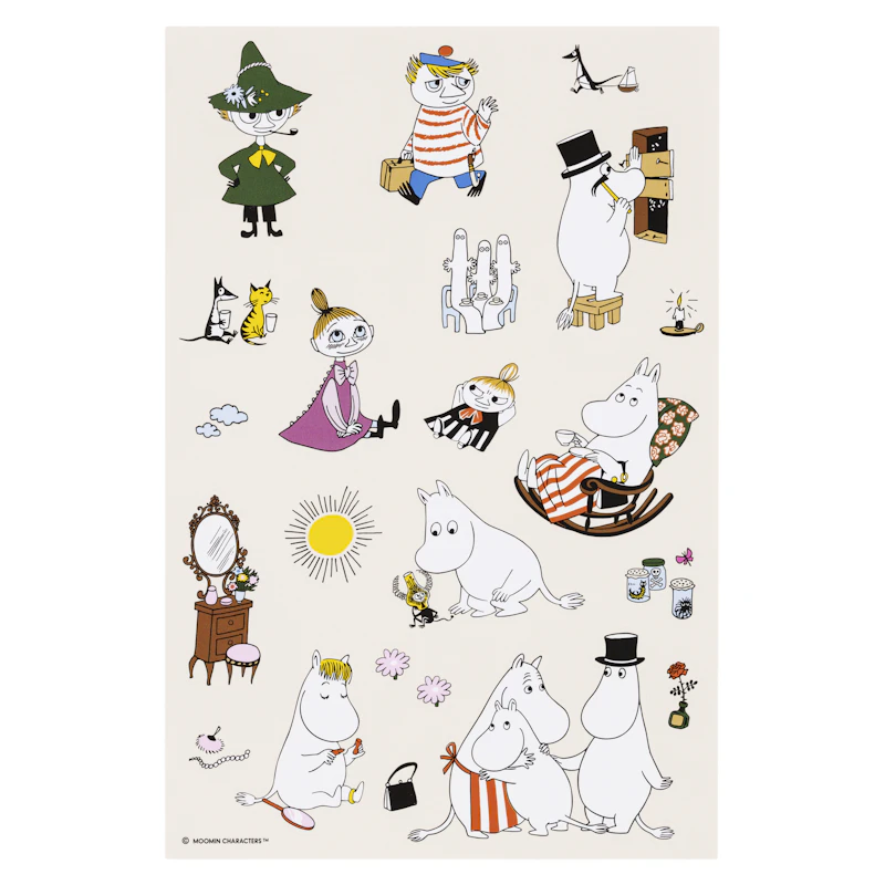 Moomin Aufkleber Zeichen 1