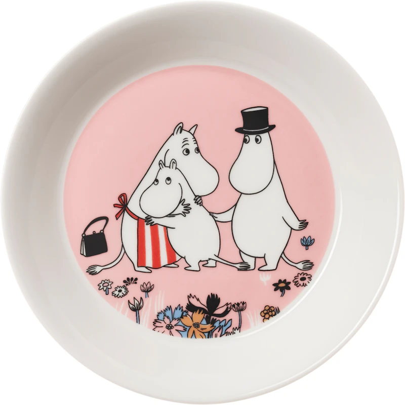 Moomin Beilagenteller Zeit mit der Familie 15 cm