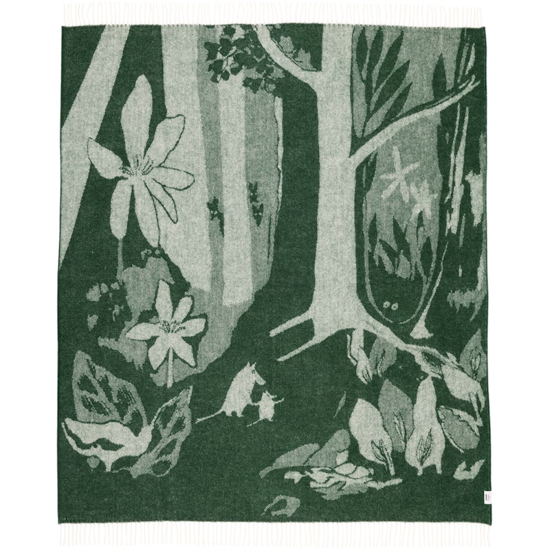 Moomin Decke 130x170 cm, Grün