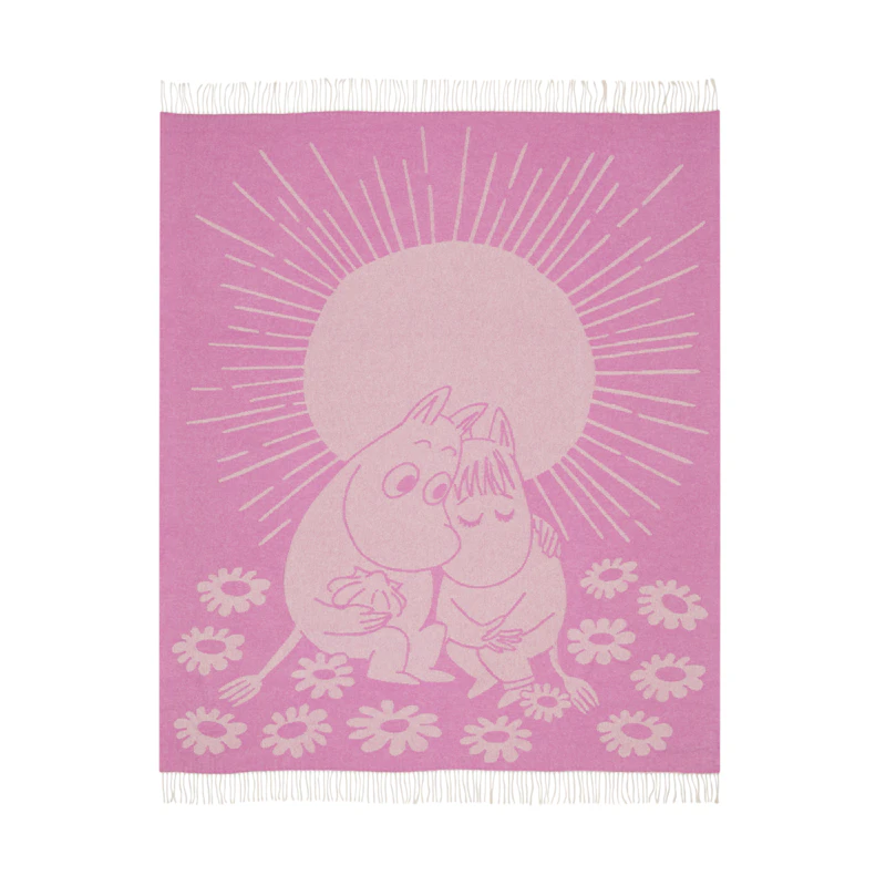 Moomin Decke 130x180 cm Sweethearts