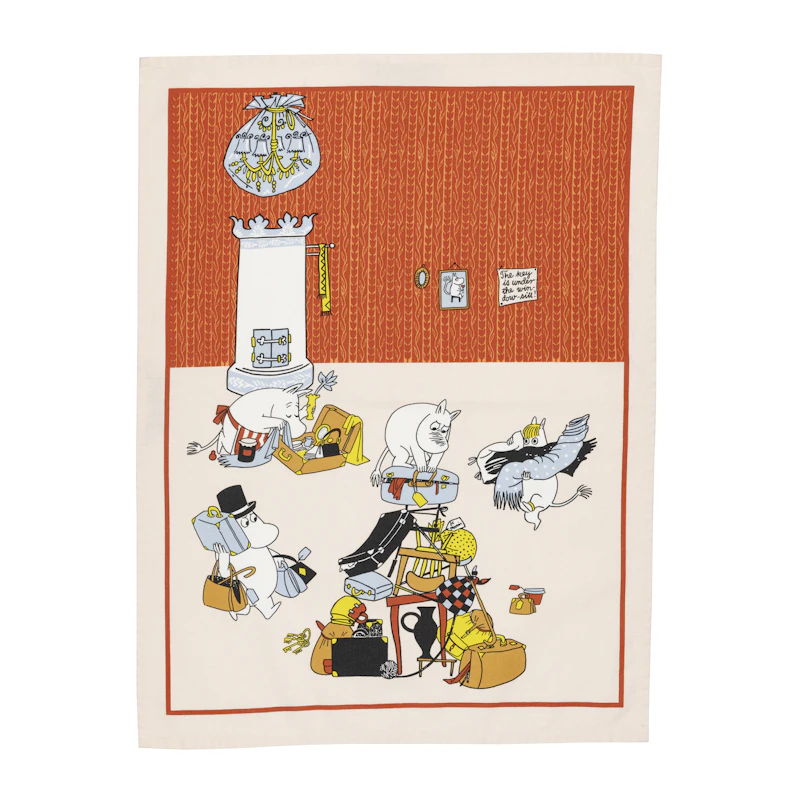 Moomin Geschirrtuch 50x70 cm Ready for vacation