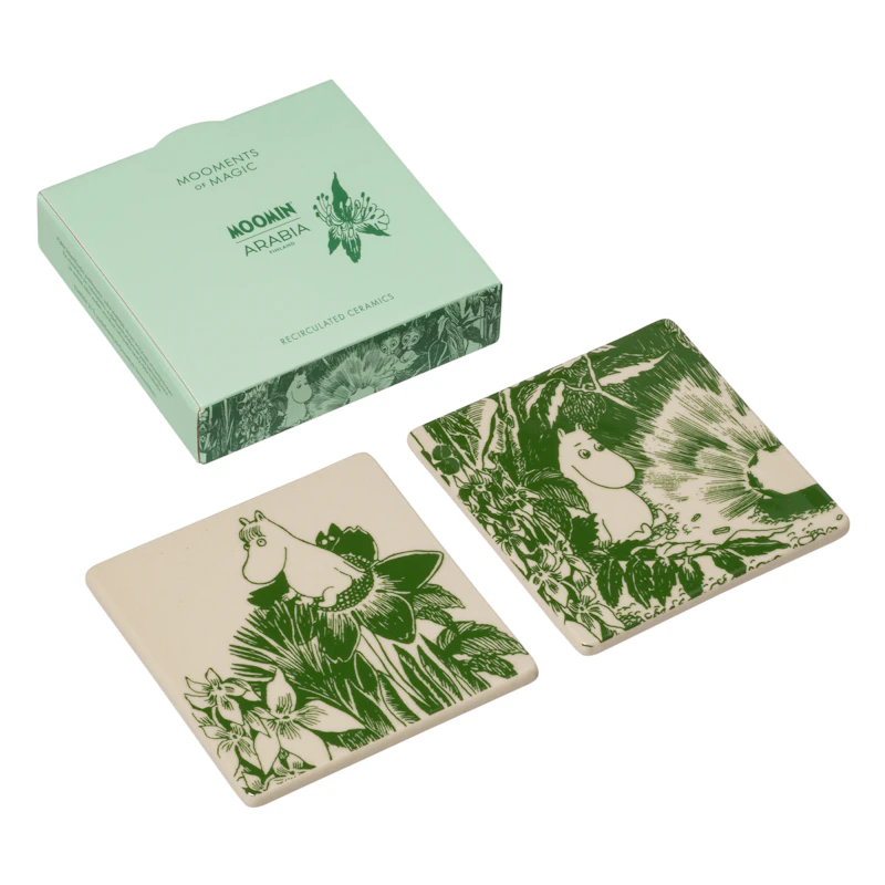 Moomin Glasuntersetzer Der Wald der Mystik 2-er Set