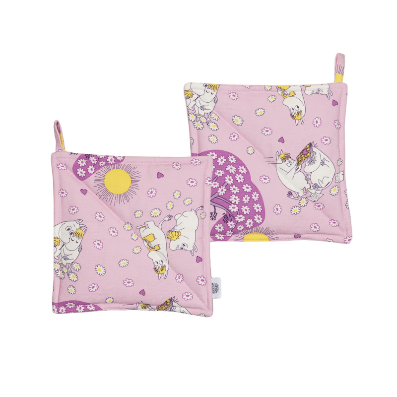 Moomin Ofenhandschuh 22x22 cm 2-er Set Sweethearts