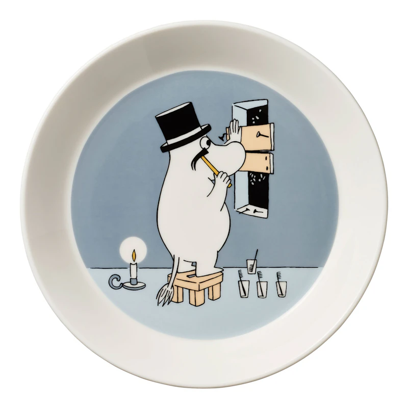 Moomin Schüssel 19 cm, Moominpappa Grau