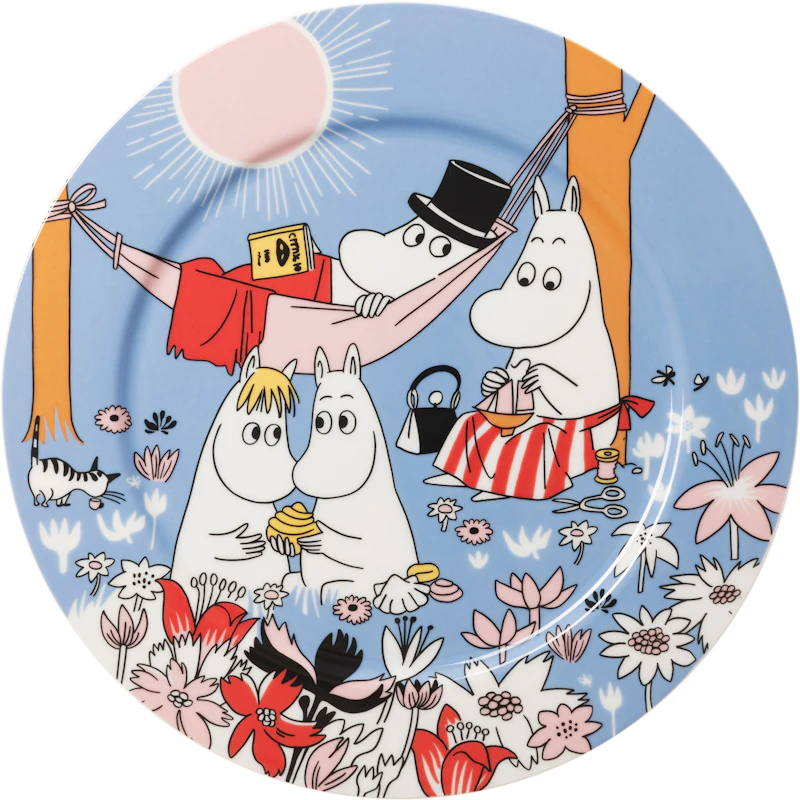 Moomin Servierteller Zeit mit der Familie 30 cm