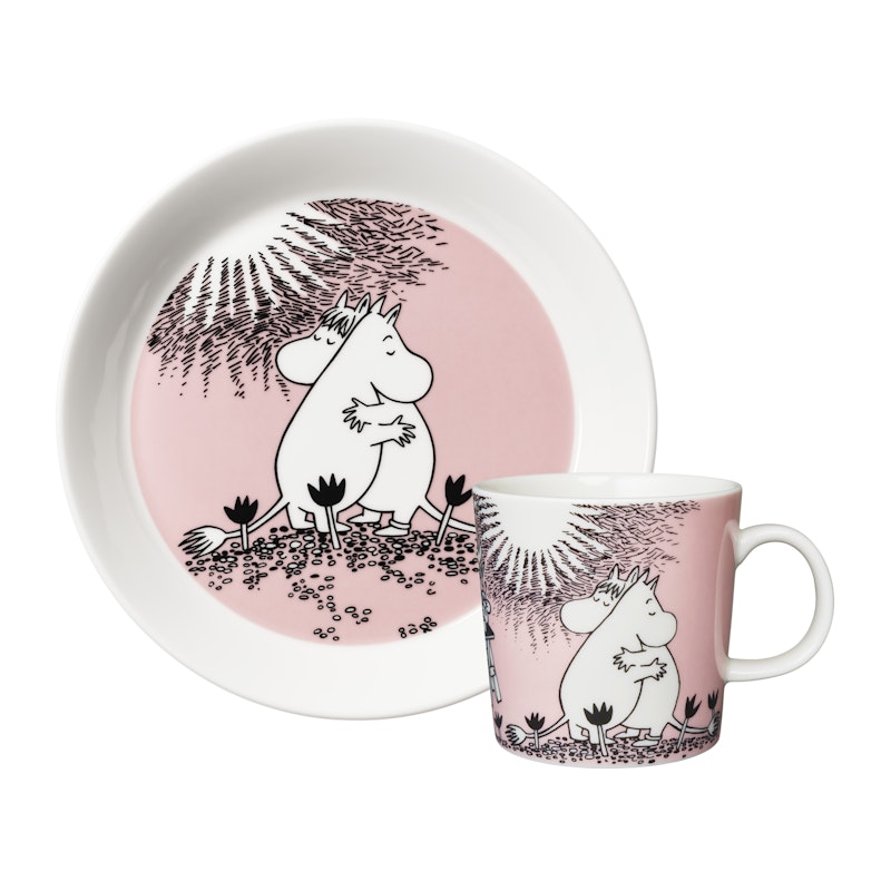 Moomin Set Teller / Tasse Love 30