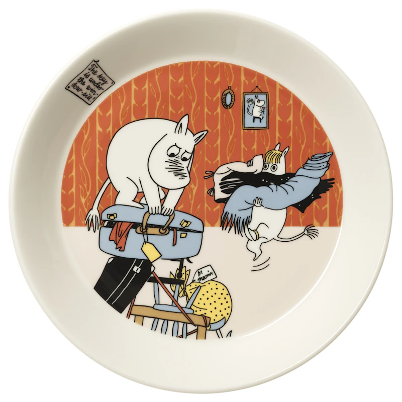 Moomin Teller 19 cm Ready for vacation