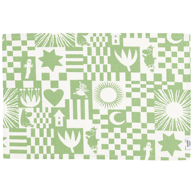 Moomin Placemat Party 31x46 cm, Green
