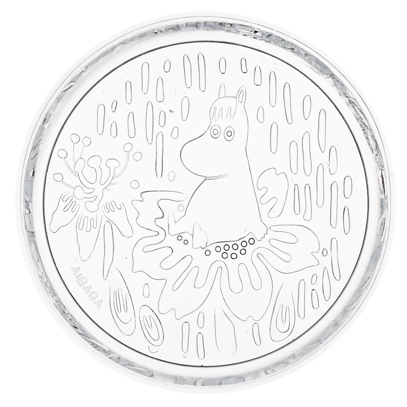 Mumin Teller 15,5 cm, Transparent