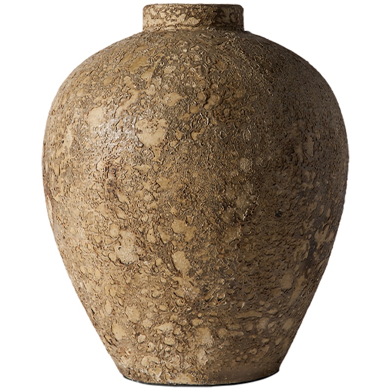 Luna Dekorativer Topf Beige, 40 cm