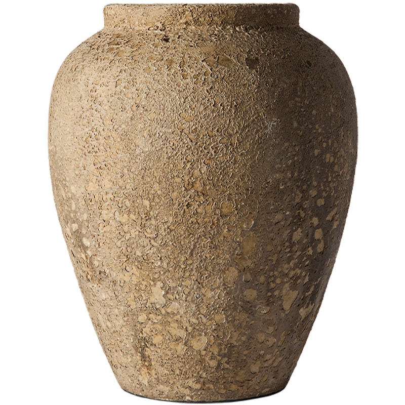Luna Dekorativer Topf Beige, 38 cm