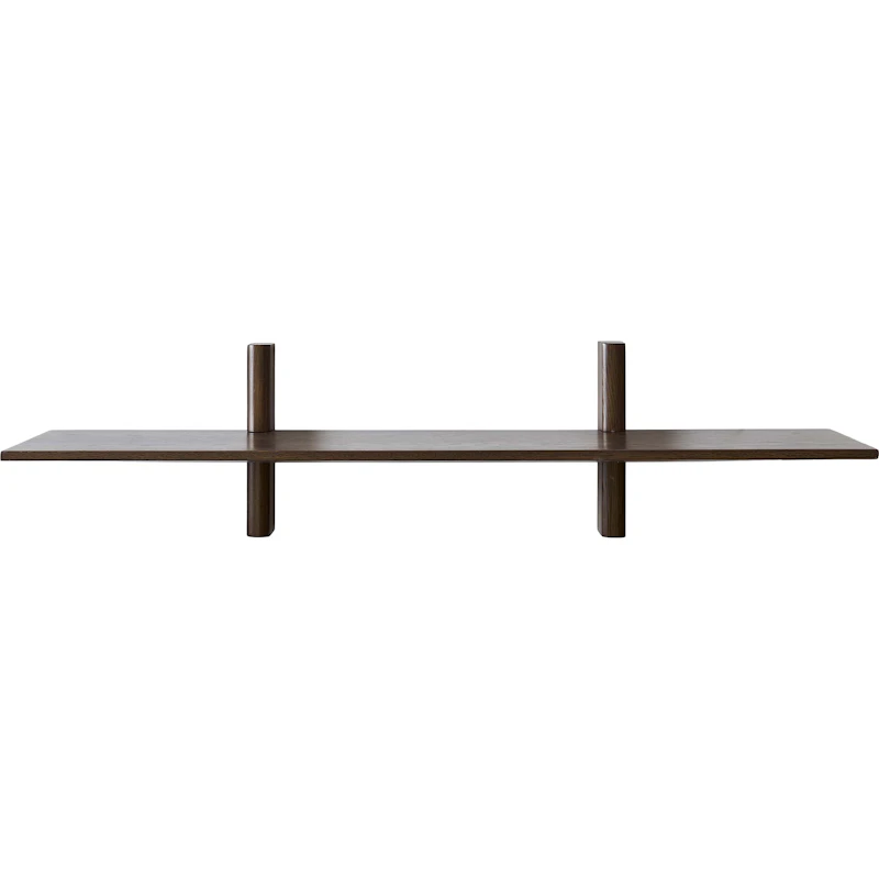 Noir Regal Einzeln 90 cm, Dunkel Gebeizt