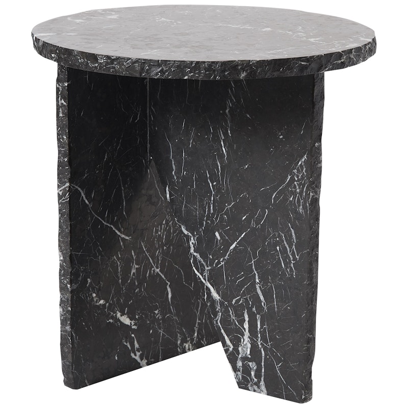 Verde Beistelltisch Ø40 cm, Schwarz