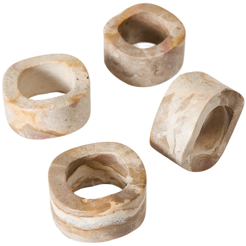 Vita Serviettenringe 4-er Set, Seashell