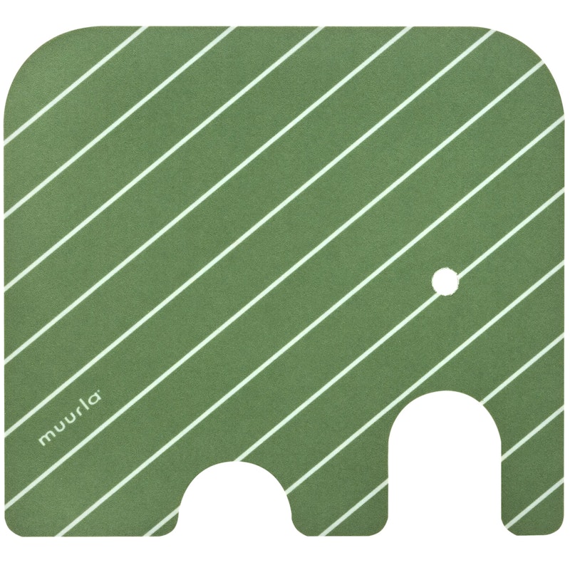 Elephant Unterlage 10x11 cm, Grün